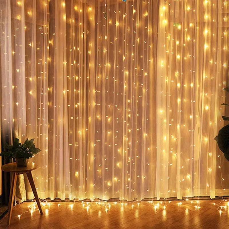 USB Festoon String Lights - Decorative Fairy Garland for Home, Christmas, Ramadan, and New Year Celebrations