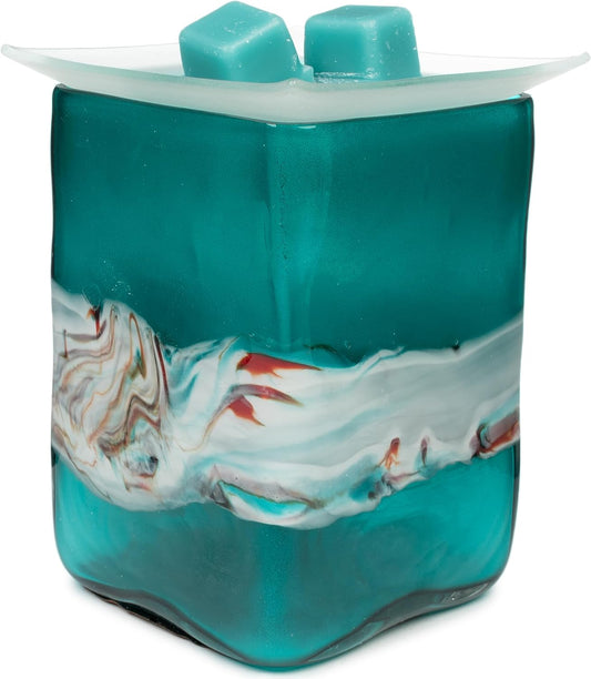 Wax Warmer for Scented Wax Melts and Tarts - Allure  Art Glass Collection 