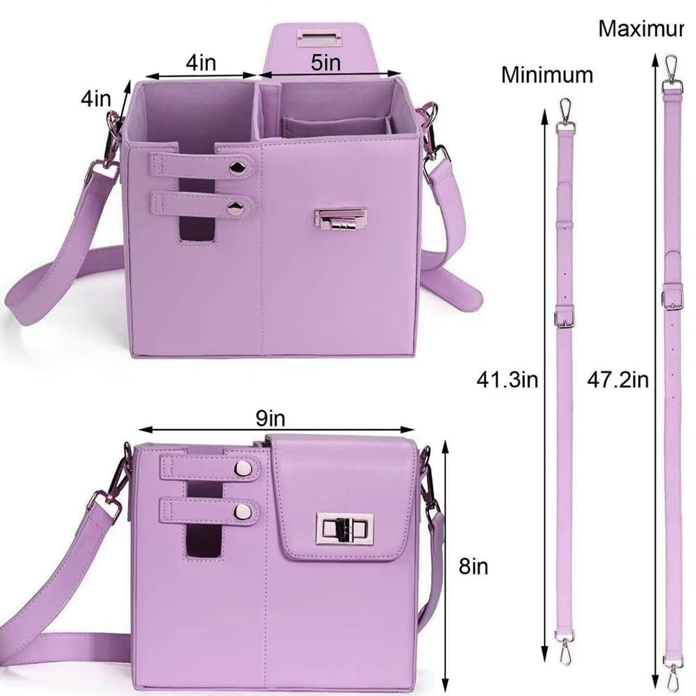 Outdoor Portable Crossbody Water Cup Storage Bag Water Bottle Carrier with Adjustable Strap 