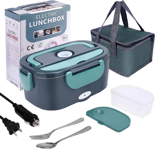 1.5L 60W Electric Portable Lunch Box Food Warmer for Car or Home